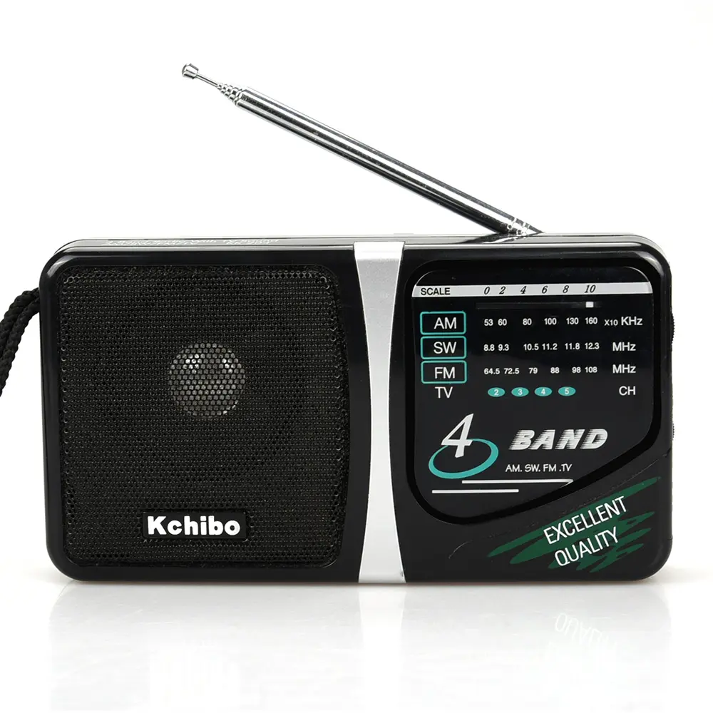 ซื้อโดยตรงจากประเทศจีนผู้ผลิตมืออาชีพคลาสสิก FM AM SW Multiband แบบพกพา Kchibo วิทยุ