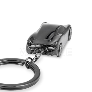 Llavero de <span class=keywords><strong>Metal</strong></span> Negro con Modelo 3D de Auto, Regalo Promocional con Diseño Gratuito en Forma de Auto - Product Image 4