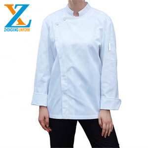 Unisex Chef Coat Bake and Roast ristorante uniforme aggiornamento stile <span class=keywords><strong>abiti</strong></span> <span class=keywords><strong>da</strong></span> <span class=keywords><strong>lavoro</strong></span> mezza manica Workwear <span class=keywords><strong>per</strong></span> l'estate - Product Image 2