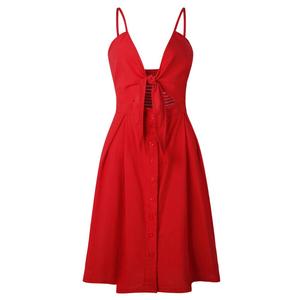 Robes De Mode en gros Femmes Dame Sans Manches Design Chic Robe décontractée - Product Image 4