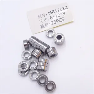  Hoge Precisie Mr126 Z Met Miniatuur Diepe Groef Kogellager Mr126zz Mr 126 Zz