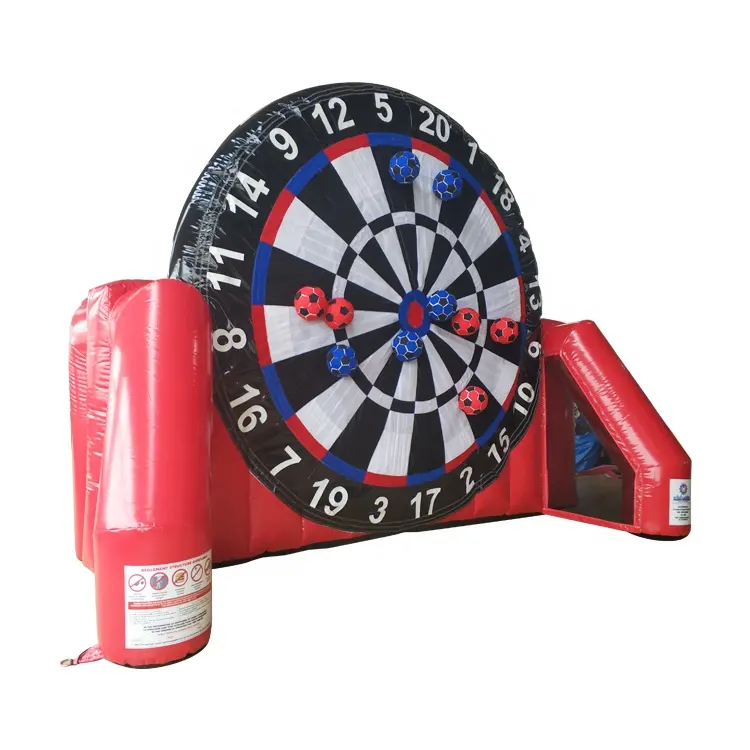 Cheer Amusement Party Carnaval Voetbal Darts Giant Opblaasbare Voetbal Voet Dartbord Game Voor Sales