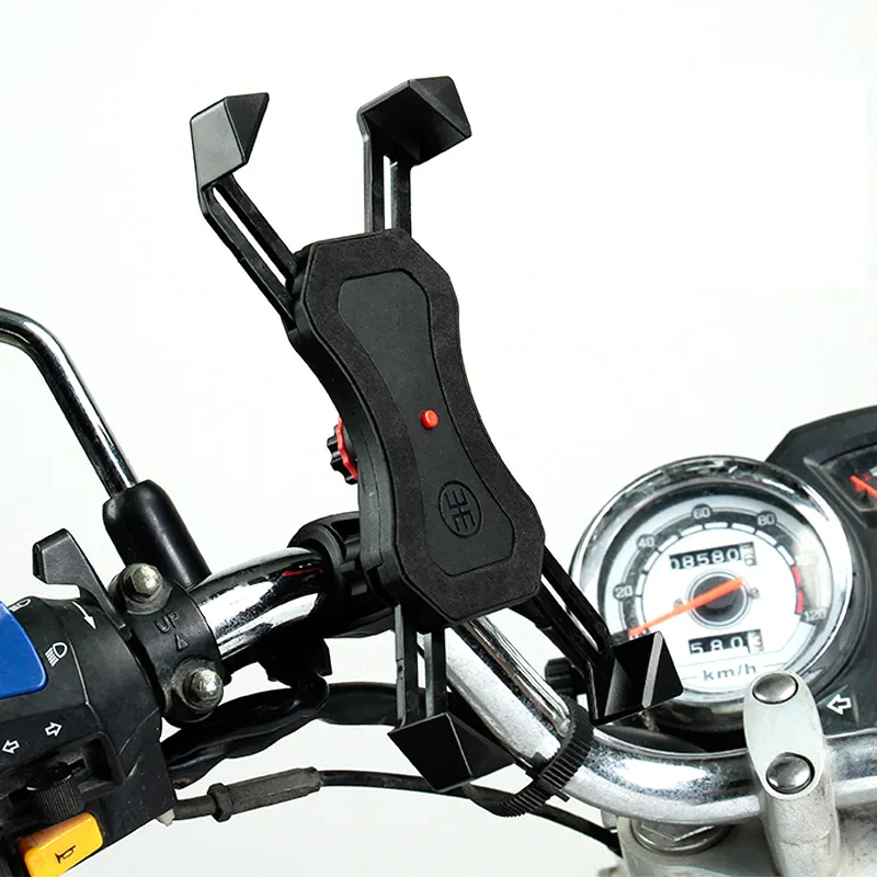 2019 New ABS motorcycle cell phone holder for 4" to 6.5" mobile phones