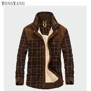<span class=keywords><strong>Camicia</strong></span> TONGYANG da <span class=keywords><strong>uomo</strong></span> camicie Casual in pile di lana invernale caldo e spesso camicie in <span class=keywords><strong>velluto</strong></span> a <span class=keywords><strong>coste</strong></span> Camisa mascolina Chemise - Product Image 2