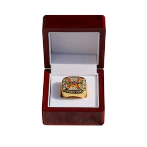 2021 Offre Spéciale rouge <span class=keywords><strong>en</strong></span> <span class=keywords><strong>bois</strong></span> laqué de luxe sport championnat affichage anneau boîte - Product Image 2