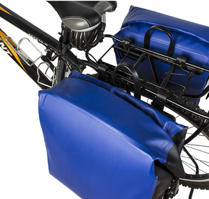 OEM REACH Test 500D PVC Tarpaulin Full Waterproof <strong>Bike</strong> Side <strong>Bag</strong> Pannier Bicycle <strong>Bag</strong> with Custom logo - Product Image 4