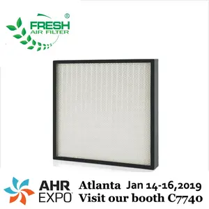 H13 99.995% Haute Qualité mini-plis HEPA filtre ULPA filtre à poussière hepa feuille D'air filtre hepa