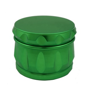 2.5 Inch 4-Piece Aluminium Chromium Crusher Drum 63 mm Diameter Boxed Tobacco Spice &amp; Herb Grinder <strong>Lighters</strong> <strong>Smoking</strong> <strong>Accessories</strong> - Product Image 2