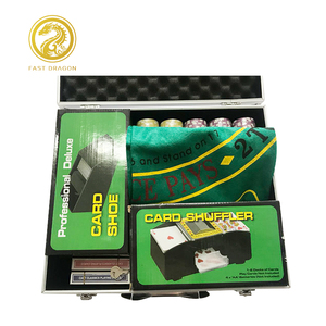 300 unids tarjetas incrustaciones de casino poker chip con <span class=keywords><strong>la</strong></span> herramienta para el juego - Product Image 3
