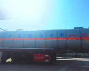 食用油半挂车卡车拖车/润滑油罐车拖车