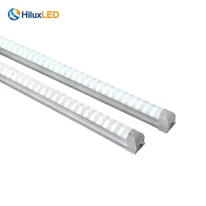 Clair/bande/givré pc couverture ETL DLC linkable tube led lumière t8 lumière intégrée pour entrepôt