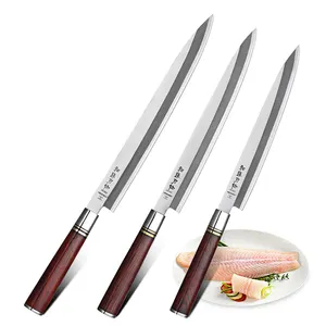 kaftan pareo Suppliers-SZ-D serisi japon sashimi suşi mutfak bıçağı gülağacı kolu