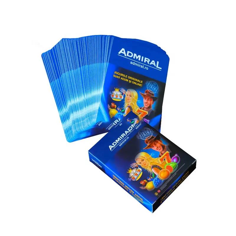 Professional Football Trading Cards Customized Spanish Playing Cards