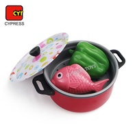 Faire semblant de cuisine nourriture cuisson jouets jeu cuisine jouets fer blanc Pan jouer ensemble jouets pour enfants