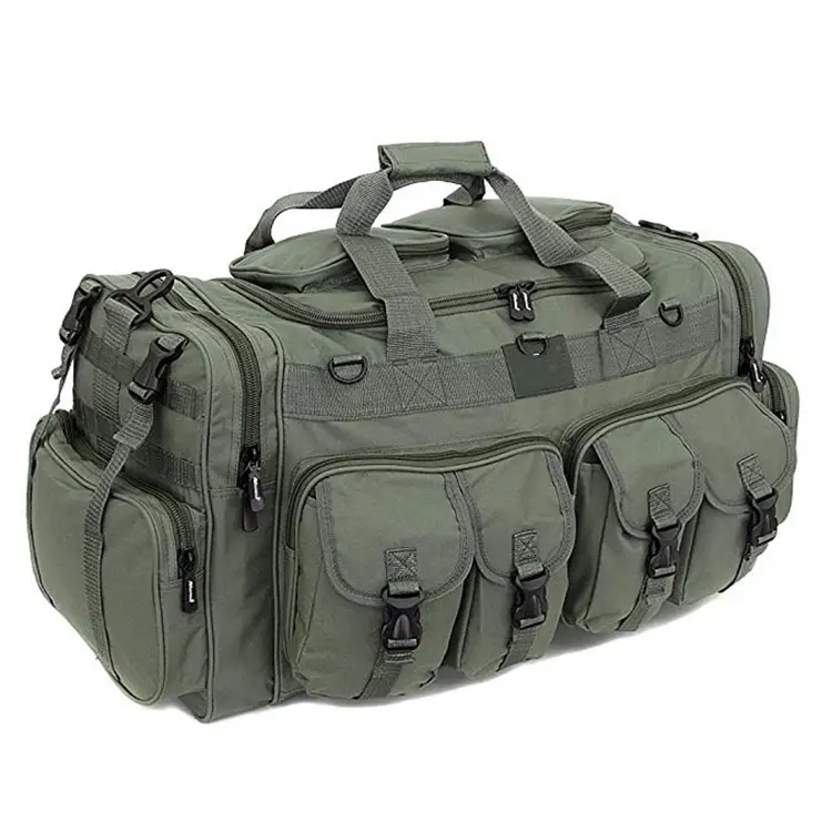กระเป๋าดัฟเฟิลทหารขนาดใหญ่กันน้ำ,กระเป๋าดัฟเฟิลสำหรับยิมทหารพร้อมล้อกระเป๋าดัฟเฟิลยุทธวิธีทหารไนล่อนกำหนดได้เอง