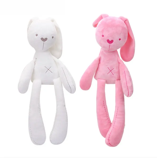 2019 प्यारा खरगोश गुड़िया बच्चे नरम आलीशान खिलौने के लिए बच्चों चलनेवाली सो मेट भरवां और उम्दा पशु बच्चे खिलौने के लिए शिशुओं