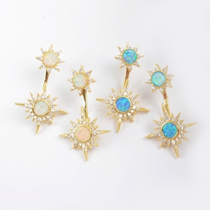ZG0392 Dainty High Quality <strong>Opal</strong> Jewelry Statement <strong>Earrings</strong> <strong>Opal</strong> <strong>Earrings</strong> for Women - Product Image 3