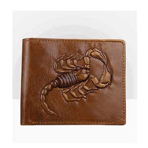 Cartera de Cuero Genuino para Hombre 2026, Oferta, Moda, Simple, Color Sólido, con Ranuras para Tarjetas - Product Image 5