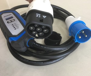 Duosida type2 32a急速充電ケーブル/タイプ2 EVSE充電器/タイプ2からschuko