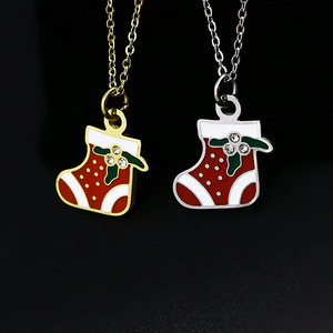 Regalo de Navidad de botas de nieve colgante de collar para <span class=keywords><strong>las</strong></span> mujeres - Product Image 4