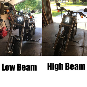 Alrededor de 5,75 "estilo de coche 40 W Hi/<span class=keywords><strong>Lo</strong></span> haz LED de la motocicleta conducir faro Kit para Harley Davidson - Product Image 6