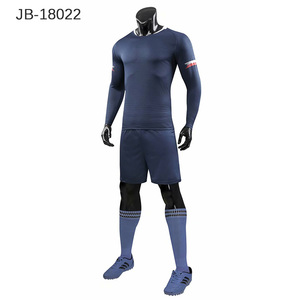 Custom made dry fit soccer jersey training tracksuit children レトロサッカーユニフォー - Product Image 1