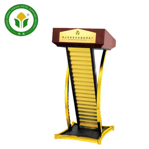 โรงแรมการออกแบบโลหะ Rostrum Speech Lectern <span class=keywords><strong>Podium</strong></span> - Product Image 5