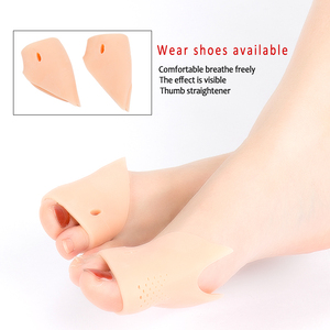 Manchon de Gel en Silicone, 1 paire, protecteur d'<span class=keywords><strong>hallux</strong></span> <span class=keywords><strong>Valgus</strong></span>, orthopédique, séparateur d'orteils, chaussettes à <span class=keywords><strong>semelles</strong></span> - Product Image 5
