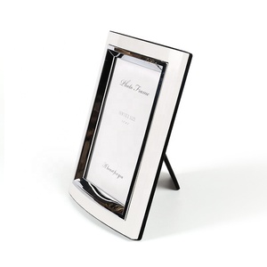 8*10 <span class=keywords><strong>Feliz</strong></span> <span class=keywords><strong>cumpleaños</strong></span> arena rectángulo vogue de 3 clip recuerdo espejo de aluminio marco de foto - Product Image 4