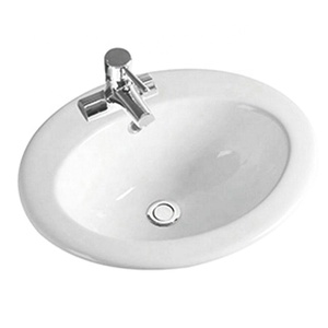 Haute qualité sanitaires crème <span class=keywords><strong>blanc</strong></span> ovale salle de bains sous le <span class=keywords><strong>mont</strong></span> évier/sous le comptoir bassin - Product Image 2