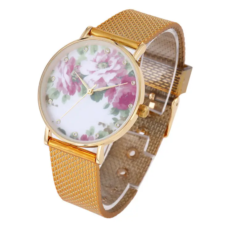 custom wholesale basic waterproof top brand stylish designable western quartz women dress watch