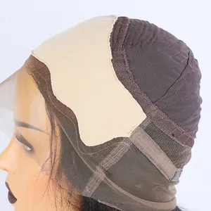 Layanan Tambahan untuk Menjahit Topi Botak, 100% Menjahit Tangan Wig Renda Kulit Kepala Palsu