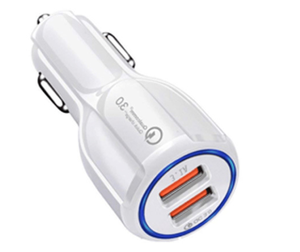 QC3.0 Sạc Nhanh Hai Cổng Kép USB Sạc Nhanh Xe Adapter Sạc - Product Image 3