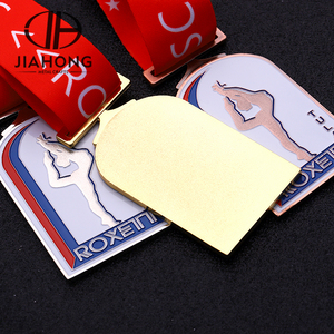 De bronce de plata de <span class=keywords><strong>oro</strong></span> baile medalla con su propio diseño - Product Image 4