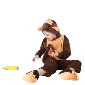 2025 nouveaux styles en gros Animal combinaison Cosplay déguisement personnage pour enfants carnaval fête mascotte singe Costume - Product Image 1
