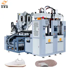 Automatic static injection molding machine for making shoe sole in PVC/TR/TPU/TPR/Rubber material