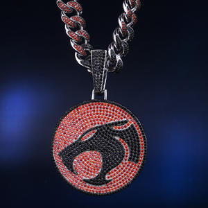 Colgante Hiphop KRKC&CO Thundercat, Colgante Thundercat Personalizado, Colgante Personalizado con Piedras - Product Image 2