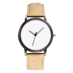 Montre quotidienne décontractée pour hommes en promotion avec bracelet en cuir PU Montre design Accepter Logo personnalisé Sublimation - Product Image 3