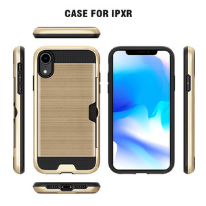 protector TPU de dibujo de alambre de fibra de carbono funda para teléfono celular para iPhonexr - Product Image 2