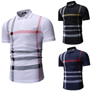 OEM conception Nouvelle Britannique polo loisirs Confortable en coton à la mode en gros <span class=keywords><strong>treillis</strong></span> hommes chemises - Product Image 1