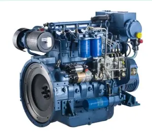 Motor diesel do inboard marinho pequeno 100hp