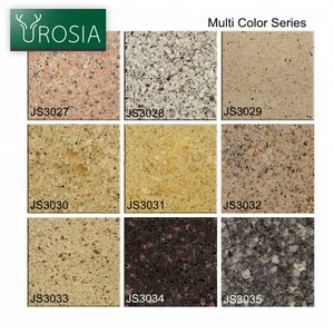 Seashell hạt tổng hợp màu be thạch anh bàn seashell màu be nhân tạo thạch anh đá nhà bếp countertop - Product Image 5