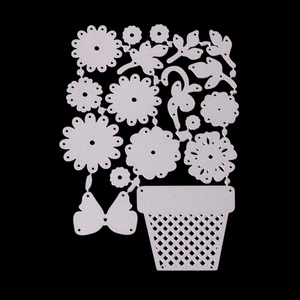 AAGU Matrices de découpe en acier au carbone pour fleurs, pochoirs de gaufrage, décoration d'<span class=keywords><strong>album</strong></span> photo, pochoirs de découpe pour <span class=keywords><strong>scrapbooking</strong></span> - Product Image 5