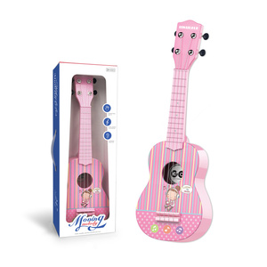Jacko Toys Nuevo Festival Comercial, Guitarra <span class=keywords><strong>Ukelele</strong></span> Rosa de 21 Pulgadas de Buena Calidad para Niñas - Product Image 1
