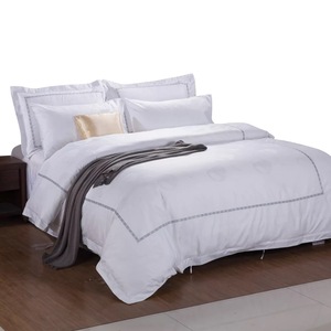 Hotel <strong>Single</strong> <strong>Bedsheet</strong> 1000 Thread Count 100% Egyptian Cotton Sheets Duvet Cover Set - Product Image 5