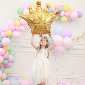 بالونات مهنئة ذهبية مع تاج بالونات زينة للحفلات - Product Image 3