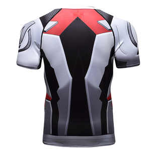 Maglietta da <span class=keywords><strong>uomo</strong></span> Cody Lundin a compressione Abbigliamento da palestra a manica corta stampato 3D con disegno animale - Product Image 2