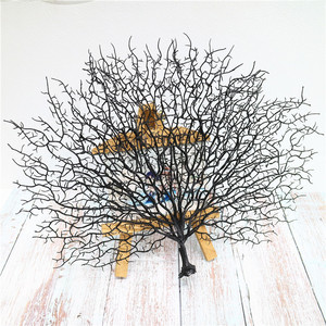 Décoration de mariage simple en plastique, paon de <span class=keywords><strong>corail</strong></span>, branches artificielles, bricolage, décoration, bois mort - Product Image 4