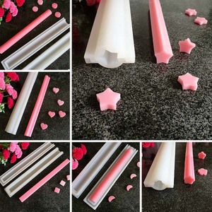 Hình Dạng Khác Nhau Silicone Xà Phòng Khuôn Vòng Trái Tim Ống Ống Xà Phòng Khuôn DIY Handmade Xà Phòng Làm Công Cụ Sáng Tạo Bánh Công Cụ - Product Image 2