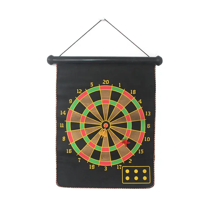 High Quality 12/15/17 Inches Magnetic Dart Board Darts Suit Set Double-sided Darts Plate
